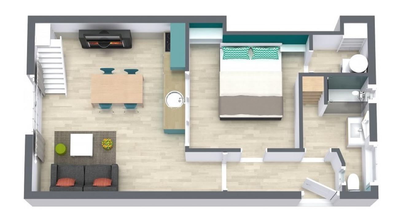 Ferienwohnung Duplex Bali Hyper Centre Nantes Exterior foto